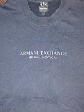 Armani Exchange Milano New York Raised 3D Logo Sweatsuit Set Black XXL
